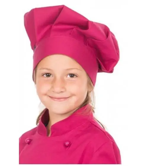 Gorro de cocina para niños en 4 colores