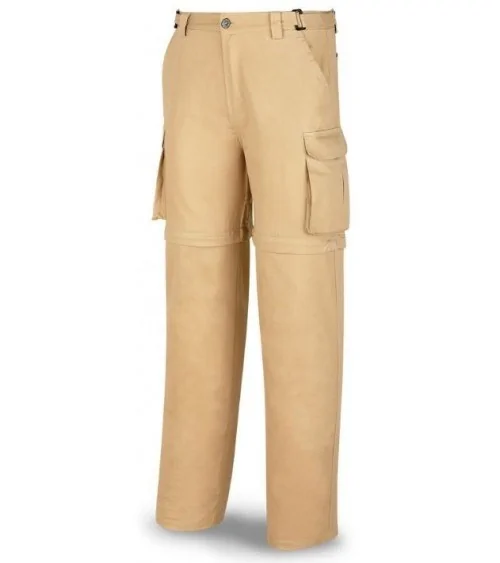 PANTALÓN DESMONTABLE MULTIBOLSILLOS BEIGE