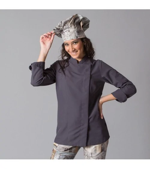 CHAQ MUJER C/139 GRIS MARENGO M/L