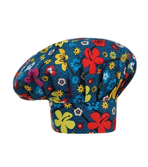 GORRO CHEF FLORES perfil