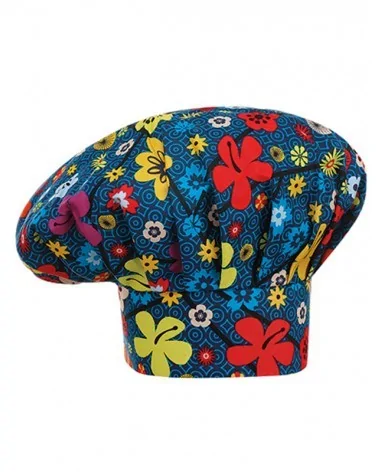 GORRO CHEF FLORES perfil