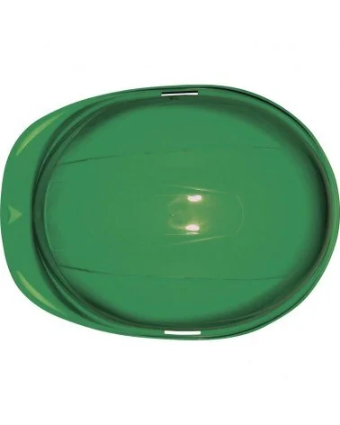 CASCO AJUSTABLE RULETA VERDE ARRIBA