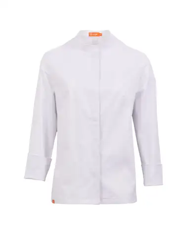 CHAQUETA COCINA FIT MUJER blanco