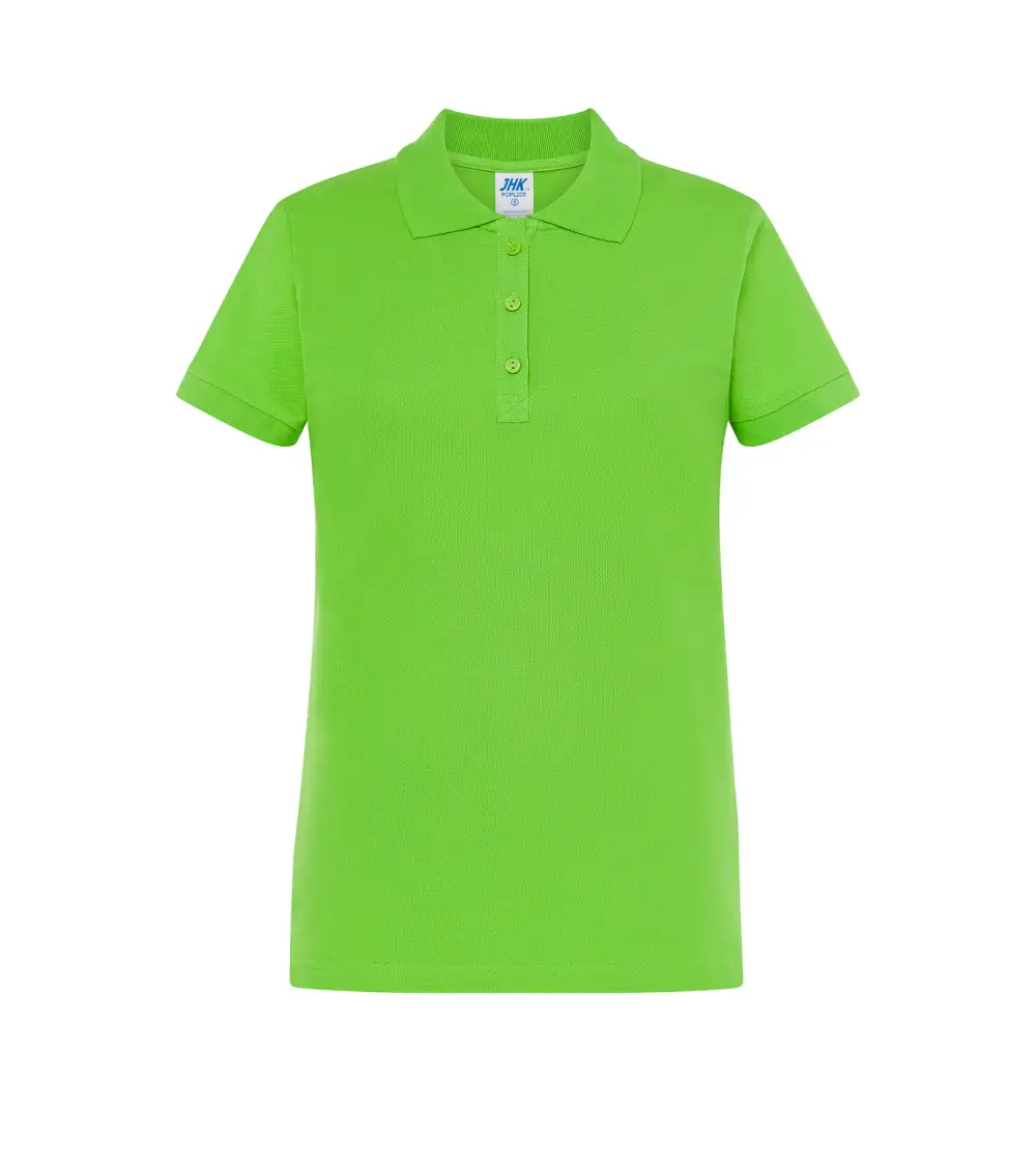 POLO LADY ALGODON M/C Color LM Lime