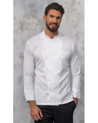 CHAQUETA COCINA CUELLO MAO