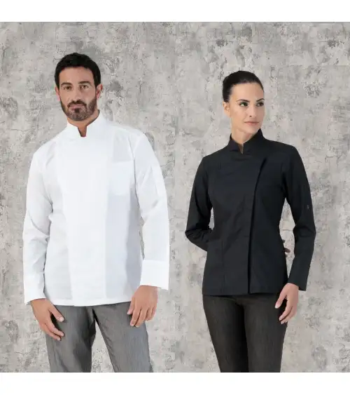 CHAQUETA COCINA MUJER SLIM FIT