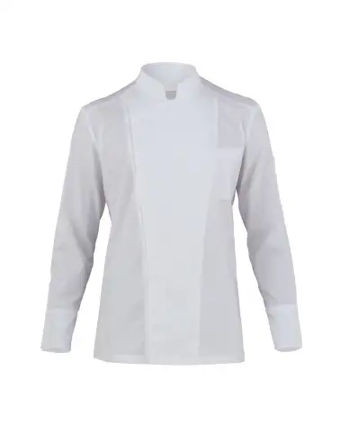 CHAQUETA COCINA SLIM FIT BLANCO