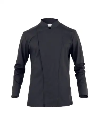 CHAQUETA COCINA SLIM FIT NEGRO