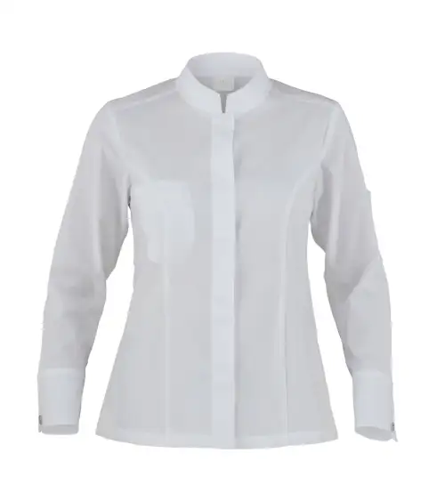 CHAQUETA COCINA MUJER STRETCH BLANCO