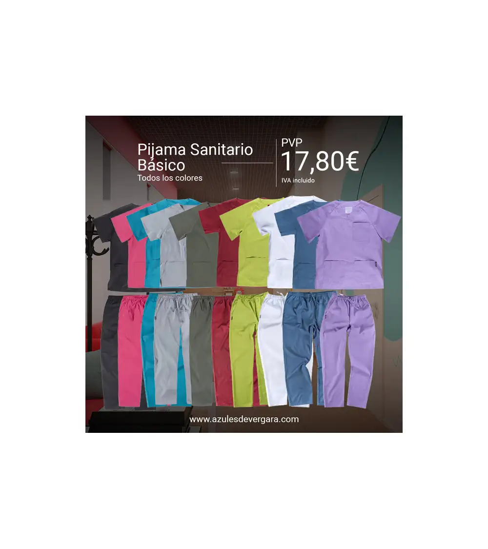 PACK PIJAMA SANITARIO COLORES