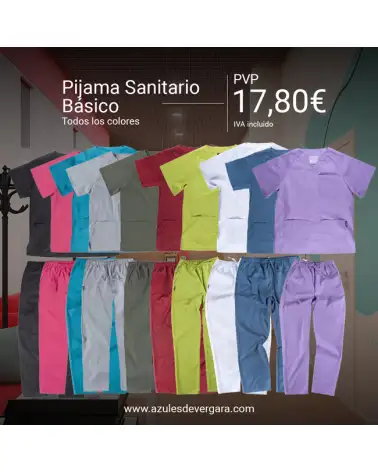 PACK PIJAMA SANITARIO COLORES