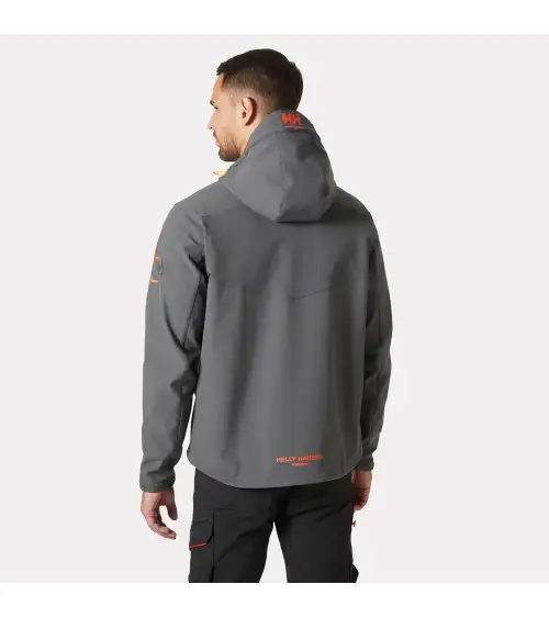 SOFTSHELL HELLY HANSEN CON CAPUCHA GRIS