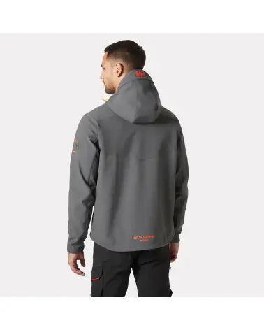 SOFTSHELL HELLY HANSEN CON CAPUCHA GRIS