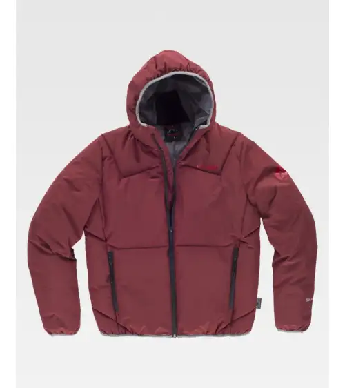 PARKA IMPERMEABLE CON RELLENO granate