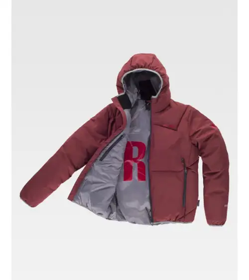 PARKA IMPERMEABLE CON RELLENO granate