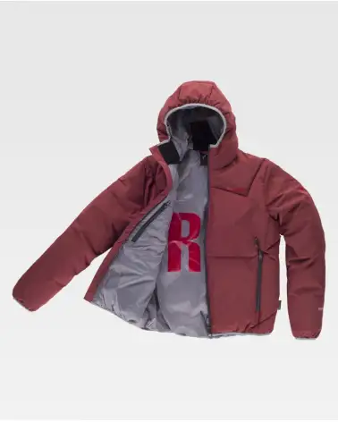 PARKA IMPERMEABLE CON RELLENO granate