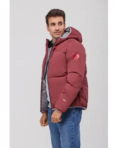 PARKA IMPERMEABLE CON RELLENO granate