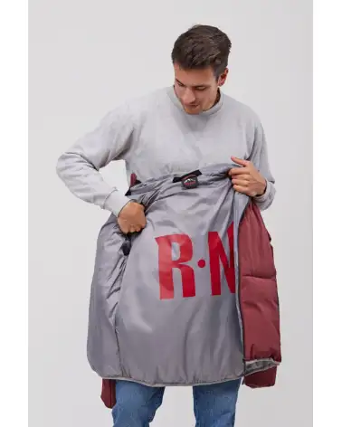 PARKA IMPERMEABLE CON RELLENO granate