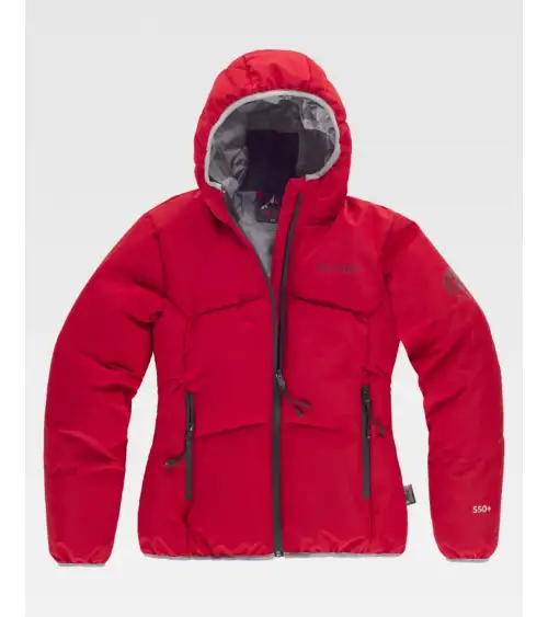 PARKA DE MUJER IMPERMEABLE ACOLCHADA ROJO