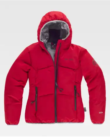 PARKA DE MUJER IMPERMEABLE ACOLCHADA ROJO 3