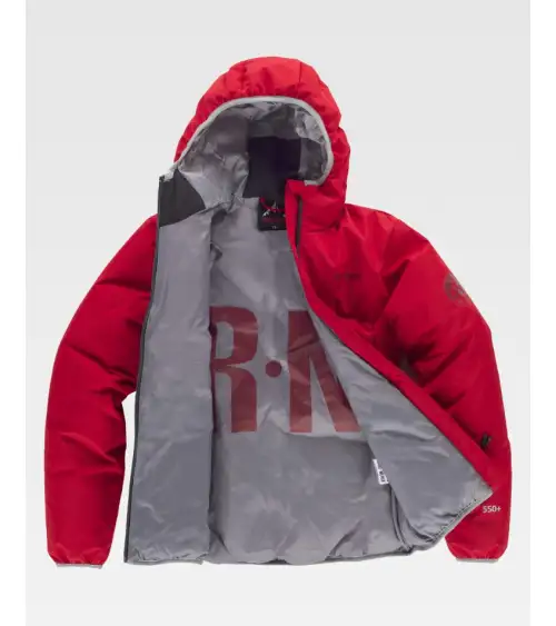 PARKA DE MUJER IMPERMEABLE ACOLCHADA ROJO