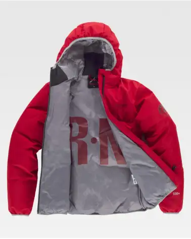 PARKA DE MUJER IMPERMEABLE ACOLCHADA ROJO 4