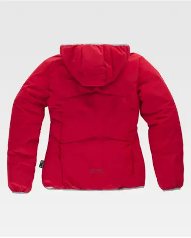 PARKA DE MUJER IMPERMEABLE ACOLCHADA ROJO 5