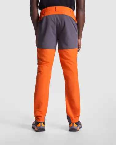 PANTALÓN UNISEX TREKKING COMBINADO NARANJA/GRIS 3