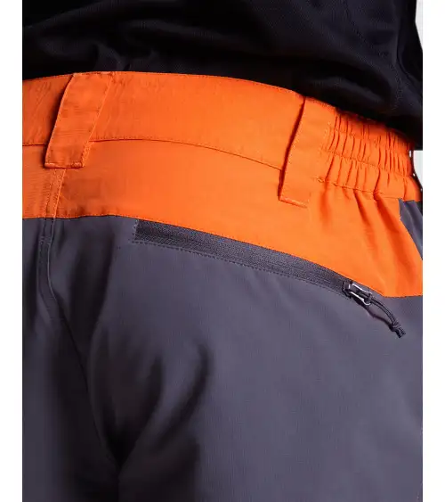 PANTALÓN UNISEX TREKKING COMBINADO NARANJA/GRIS