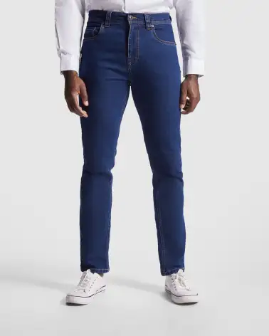 PANTALÓN VAQUERO SEMIENTALLADO PARA HOMBRE frente