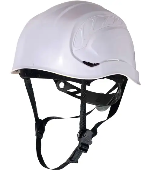 CASCO PARA ALTURAS Y AISLANTE ELECTRICO EJEMPLO DE USO