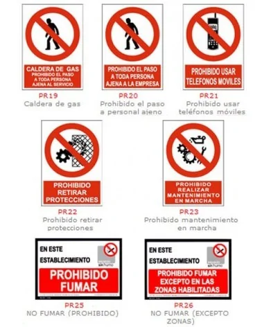 SEÑAL DE PROHIBICIÓN DE ACTOS O COMPORTAMIENTOS 3