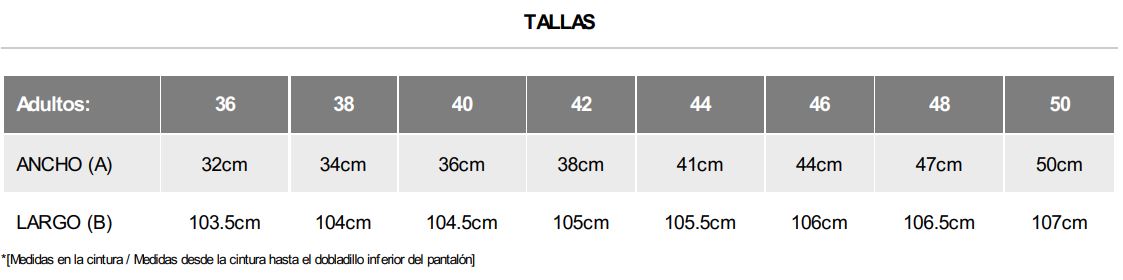 tallas